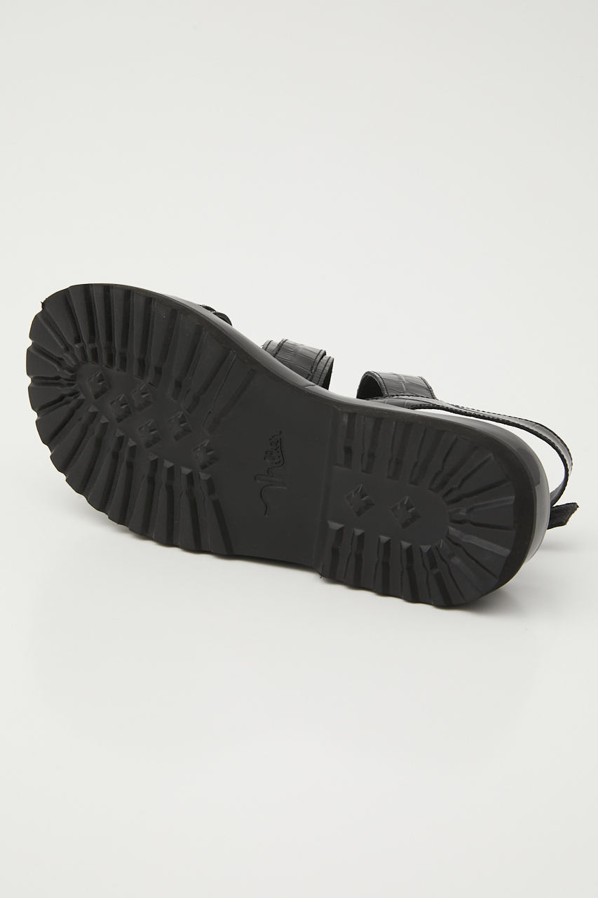 最低価格販売 サークルビジュートリプルベルトサンダル WHT - レディース靴